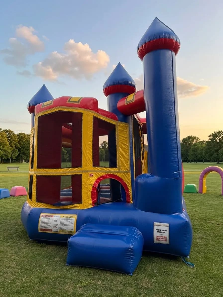 Royal Rumble — slide combo, 14′W × 18′L × 16′H