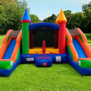Twin Slide Bouncy Castle for Party Rental in Bradford Ontario